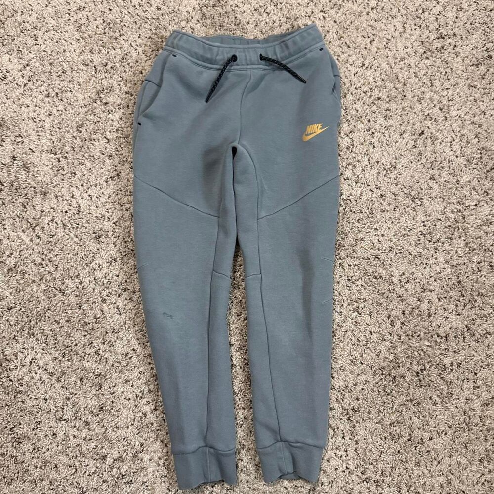 Nike Kids Blue and Grey Joggers-tracksuits